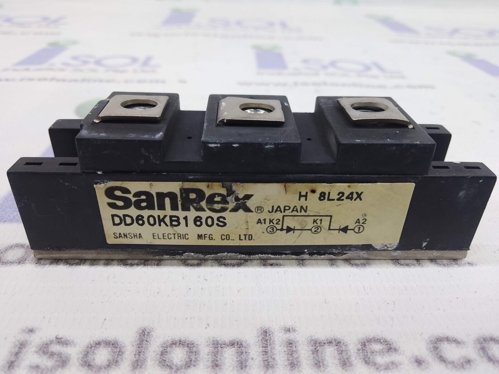 SanRex DD60KB160S Diode Modules H 8L24X Sansha Electric - $98.60