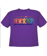 SALE YOUTH  Grateful Dead Dancing Bears Terrapins  KIDS Purple Shirt   Y... - $299.89 MXN