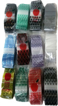 Apple Baggies #1515 (1,200) ASSORTED DESIGNS (12 Packs With 100 In Each Pack!) - £14.20 GBP