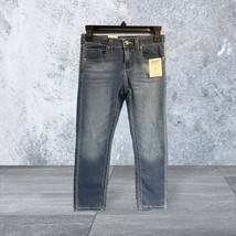 Signature Levi Strauss Jeans Boys 8 Reg Slim Straight Denim Adjustable S... - £11.76 GBP