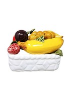 Decorative Fruit Basket Ceramic One Pc. Made in Portugal Vintage Kitchen... - $29.65