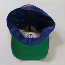 '47 MLB Chicago Cubs Men's M Cotton Blend Back Fitted Blue/Gray Baseball Cap Hat image 8