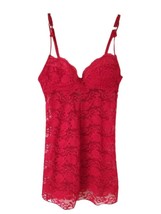 Rampage Red Lace Lingerie S with bra sleepwear robe corset dress bustier - £22.80 GBP
