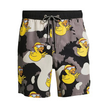 Neff Men&#39;s Novelty Print Swim Trunks with Stretch, Multicolor Size M(32-34) - $24.74