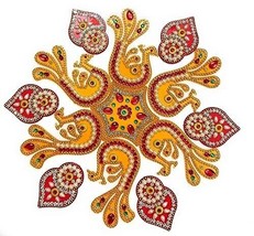 Return Gift for Wedding/Makarsankranti Navratri Rangoli Set Decorations ... - $24.05
