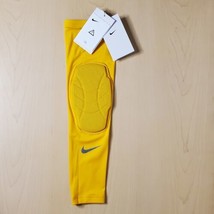 Nike Pro Hyperstrong Basketball Size L/XL Padded Arm Sleeve Yellow 746970-750 - £23.71 GBP