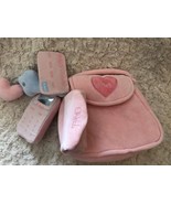 FAO Schwarz Girls Pink Fleece Toy Purse Cellphone Lipstick Keys Credit C... - $12.76 CAD