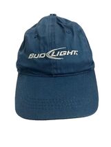 Bud Light Beer Hat Baseball Cap Budweiser Adjustable Adverising 2010 Blu... - $9.49