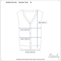 Bobbie Brooks VTG Women Ugly Sweater Vest Leaf pattern Fall Festival XL 16/18 - £25.69 GBP