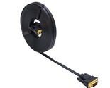 DTech 25ft Ultra Thin Flat Type Computer Monitor VGA Cable Standard 15 P... - $27.99