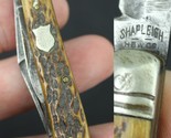 rare vintage pocket knife SHAPLEIGH HDWE CO ST LOUIS MO bone knife EARLY... - £47.18 GBP