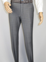 Men Suit BERLUSCONI Turkey Italian Wool 180's Glenn Plaid K230-12 Gray Blue image 8