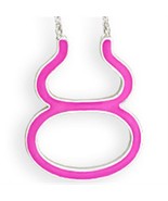 18 Inch Silver Plated Pink Zodiac Necklace - Taurus - £7.55 GBP
