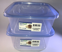 2ea 24Cup/194oz Jumbo Sure Fresh Dry/Cold/Freezer Food Containers 13 3/4”x10”x4” - £15.01 GBP