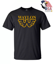Waylon Jennings Logo Funny MensT-Shirt Size S - 5XL Many Colors - $25.00+