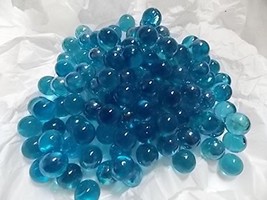 Light Ice Blue Glass Marbles - 28oz Vase Filler - Aquarium Decor - Table Scatter - £11.46 GBP