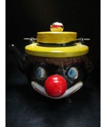 THAMES BLACK CLOWN TEAPOT CERAMIC BLUE EYES ANTIQUE [TP6] - €29,55 EUR