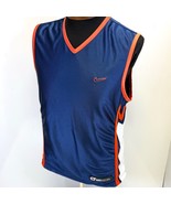 Vtg Nike Embroidered Swoosh Basketball Blue/Orange Jersey Tank Top Mens ... - €16,44 EUR