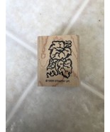 Stampin up Ivy Leaf Leaves  Rubber Stamp - Preowned 1999 Vintage - £6.16 GBP