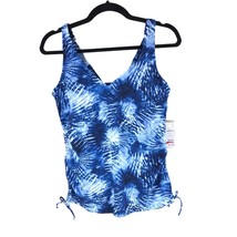 Lands End Chlorine Resistant Adjustable Underwire Tankini Swimsuit Top B... - £15.37 GBP