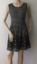 MAX STUDIO Black &amp; White Sleeveless Pullover Casual Dress (Size M) - $19.95