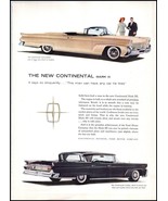 1958 Lincoln Continental Mark III Convertible &amp; Landau Automobile PRINT ... - €6,56 EUR