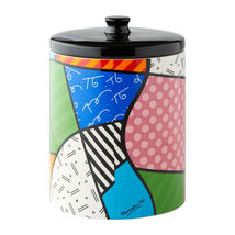 Disney Britto Mickey Mouse Cookie Jar Canister 9.5" High Ceramic Collectible  image 3