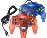 2 Packs Usb Retro Controllers For N64 Gaming, Pc Classic N64 Game Pad Jo... - $49.99