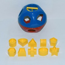 Vintage Tupperware Shape-O-Ball Red Blue and Yellow Tupper Toy 0721!!! - £21.51 GBP