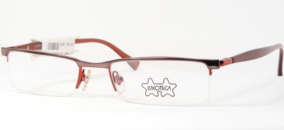 LUXOTTICA LU 9545 1047 UNIQUE RARE EYEGLASSES GLASSES METAL FRAME 51-18-... - $67.48