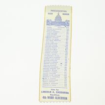 Presidential Book Marker Republican 1969  Washington to Nixon - $5.38 Presidential Book Marker Republican 1969  Washington to Nixon - $5.38
