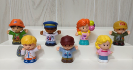 Fisher Price little people lot Pilot Farmer student Zookeeper girl ballo... - $14.54