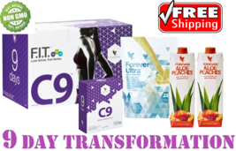 C9 Forever Weight Loss Program Aloe Peaches Chocolate Detox Cleanse Exp ... - $92.03