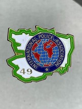 International Police Association 49 Police Hat Lapel Pin - $14.85