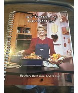 Vintage Cookbook Spiral Mary Beth Roe QVC Host Family Favorites Easy Rec... - $51.95 CAD