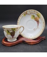 ADLINE CHINA Hand Painted Cup &amp; Saucer Made in Occupied Japan Imperfect ... - $150.87 MXN
