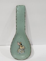 Easter HomeStylez Ceramic Bunny Rabbit Resting Spoon Rest - £15.92 GBP