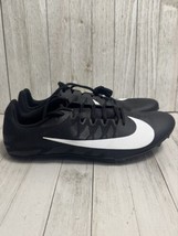 Nike Zoom Rival Sprint Track Shoes Spikes Men Size 11. 5 Black Silver DC... - $40.16
