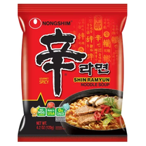 Nongshim Shin Ramyun Spicy Beef Ramen Noodle Soup 4.02 Oz., 18 Ct. - £21.34 GBP