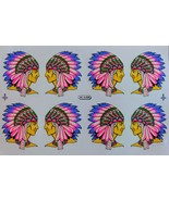 AU101 American Indian Scooter Sticker Decal Racing Tuning Size 27x18 cm/... - $5.47 CAD