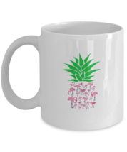 Coffee Mug Funny Flamingo Pineapple  - £11.98 GBP