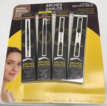 Arches &amp; Halos Professional Brow. 4 Steps to a Beautiful Brow Warm Brown... - £13.87 GBP