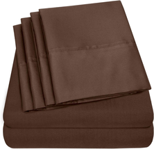 Cal King Size Bed Sheets - 6 Piece 1500 Supreme Collection Fine Brushed ... - $81.17