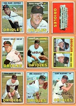 1967 Topps Baltimore Orioles Team Lot 13 diff Boog Powell Paul Blair Team Card ! - £19.87 GBP