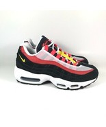 Nike Air Max 95 Essential Black Red White Low Sneakers AT9865-101 Mens S... - £78.18 GBP