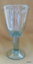 Gorgeous Green Goblet Hand Made Glass 7.5&quot; WOW - $15.84