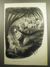 1960 Cartoon by Robert Kraus - Thank you, but I don&#39;t dance - £12.01 GBP