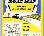 Daily Mail Motor Road Map  London &amp; South East England - $19.85