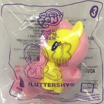Fluttershy Cutie Mark Crew My Little Pony Mc Donald&#39;s Happy Meal Toy #3 2018 New - £3.98 GBP