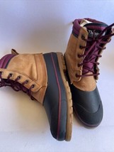 Woman&#39;s Trader Bay Thinsulate Boots Brown Magenta Waterproof Size 7 - £11.41 GBP
